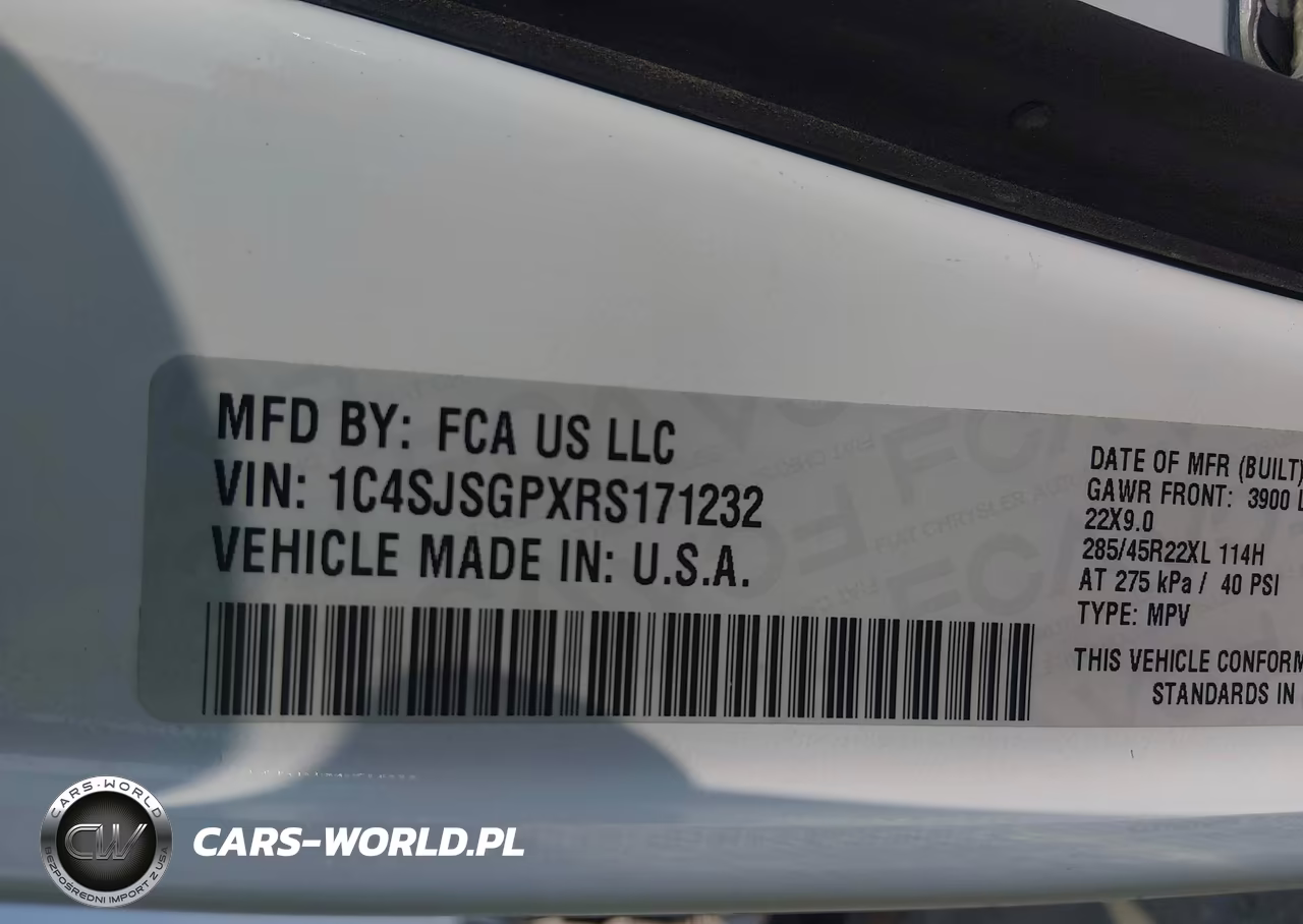 2024 Jeep Grand Wagoneer L Series Iii 4X4 VIN:1C4SJSGPXRS171232 - 9