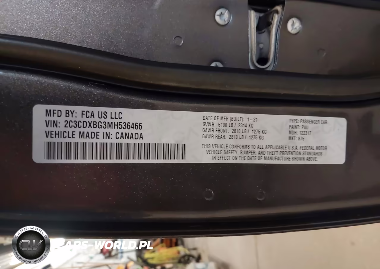 2021 Dodge Charger Sxt Rwd VIN:2C3CDXBG3MH536466 - 9