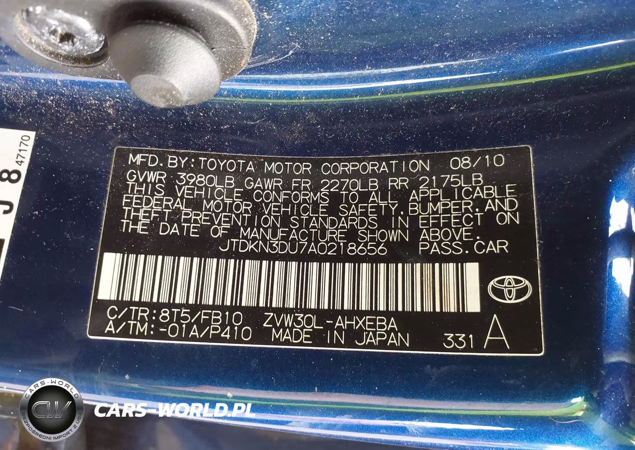 2010 Toyota Prius Ii VIN:JTDKN3DU7A0218656 - 9