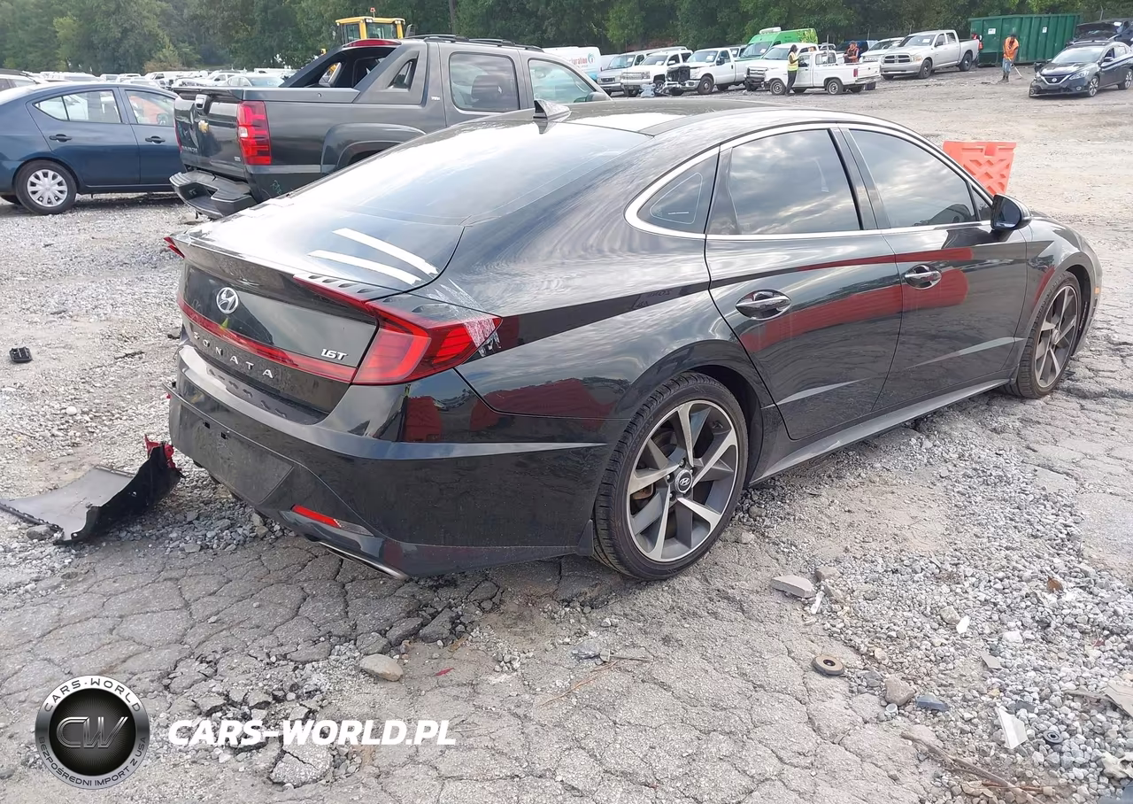 2022 Hyundai Sonata Sel Plus VIN:5NPEJ4J21NH136335 - 4