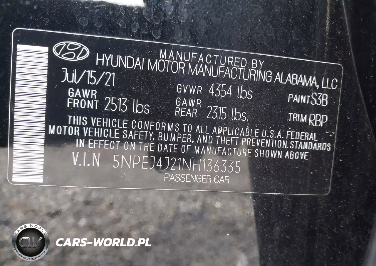 2022 Hyundai Sonata Sel Plus VIN:5NPEJ4J21NH136335 - 9