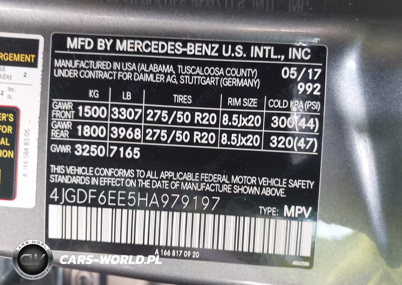 2017 Mercedes-Benz Gls 450 4Matic VIN:4JGDF6EE5HA979197 - 9