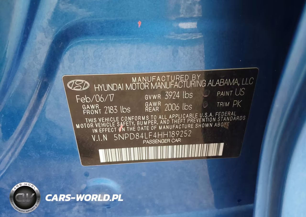 2017 Hyundai Elantra Se VIN:5NPD84LF4HH189252 - 9
