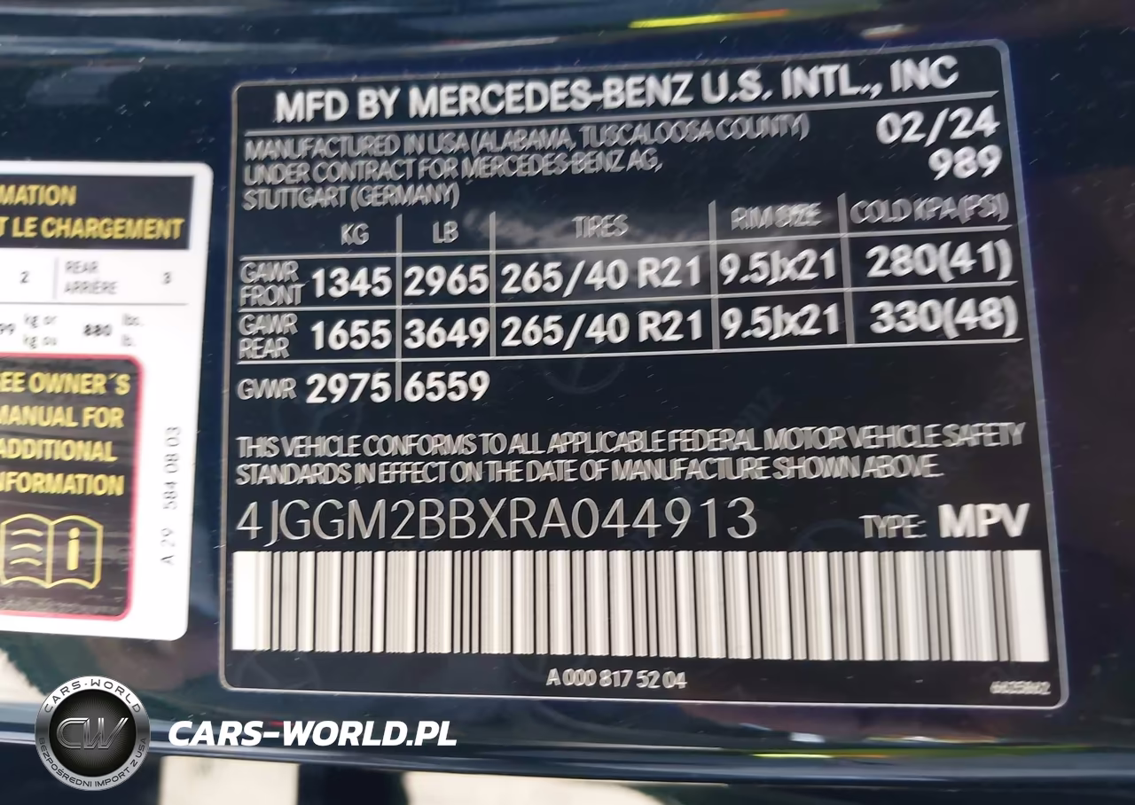 2024 Mercedes-Benz Eqe 350+ Suv VIN:4JGGM2BBXRA044913 - 9