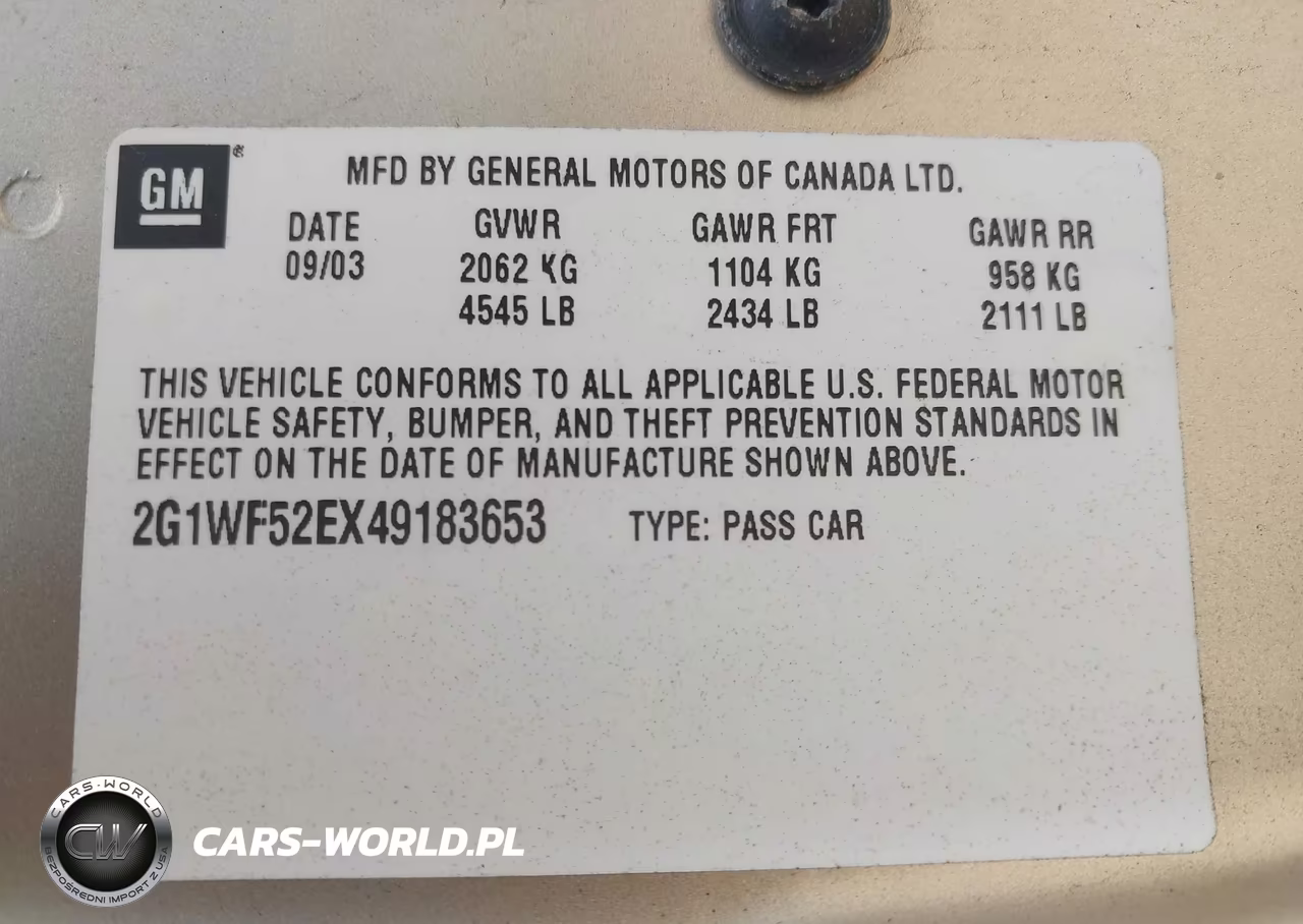2004 Chevrolet Impala VIN:2G1WF52EX49183653 - 9