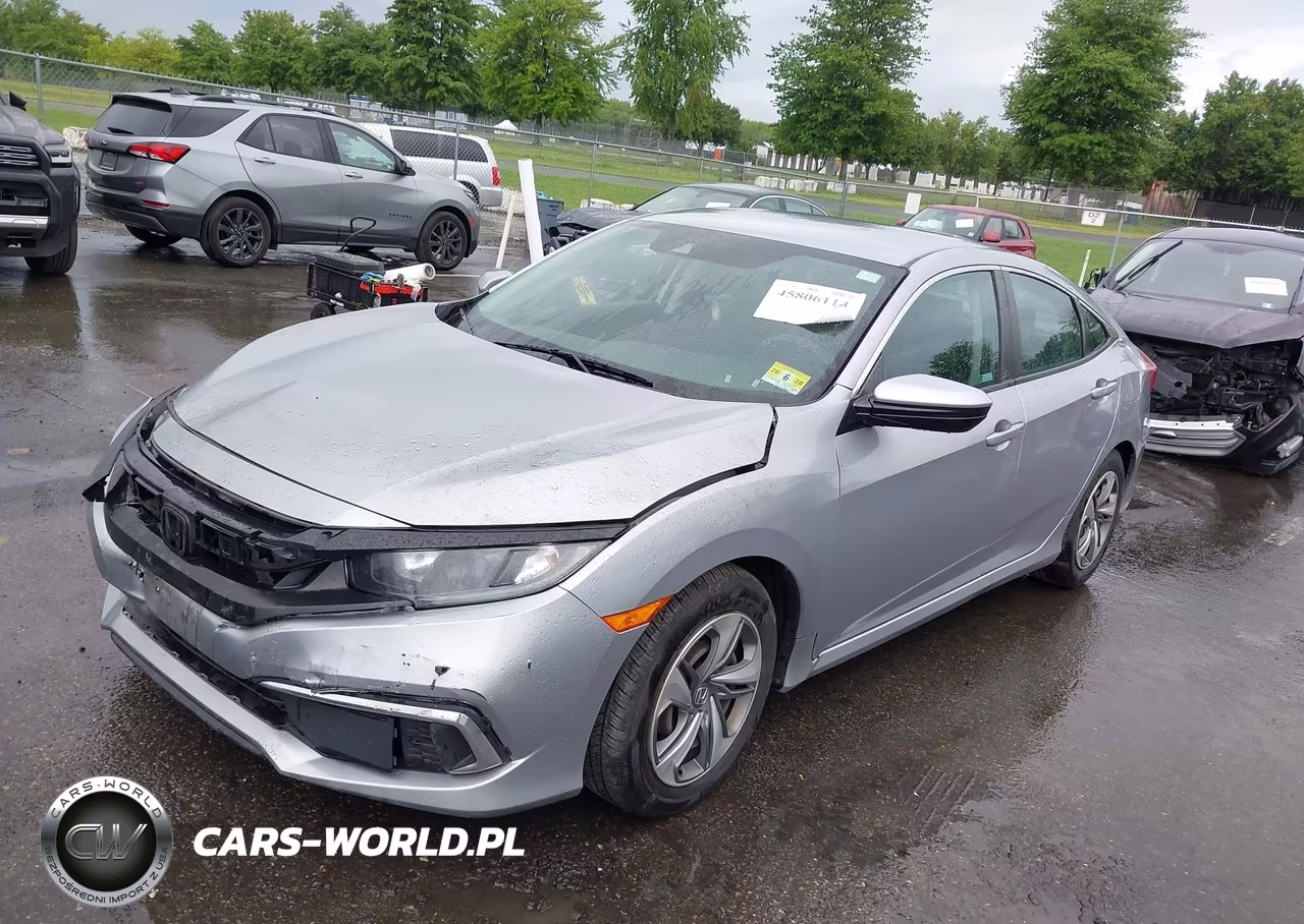 2019 Honda Civic Lx VIN:2HGFC2F66KH564907 - 2