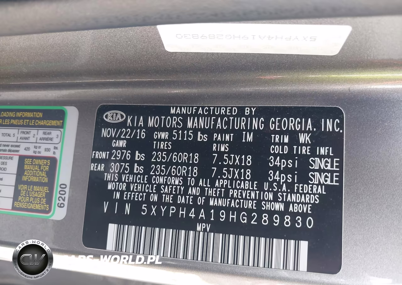 2017 Kia Sorento 2.0T Ex VIN:5XYPH4A19HG289830 - 9