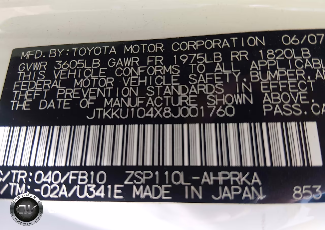 2008 Scion Xd VIN:JTKKU104X8J001760 - 9