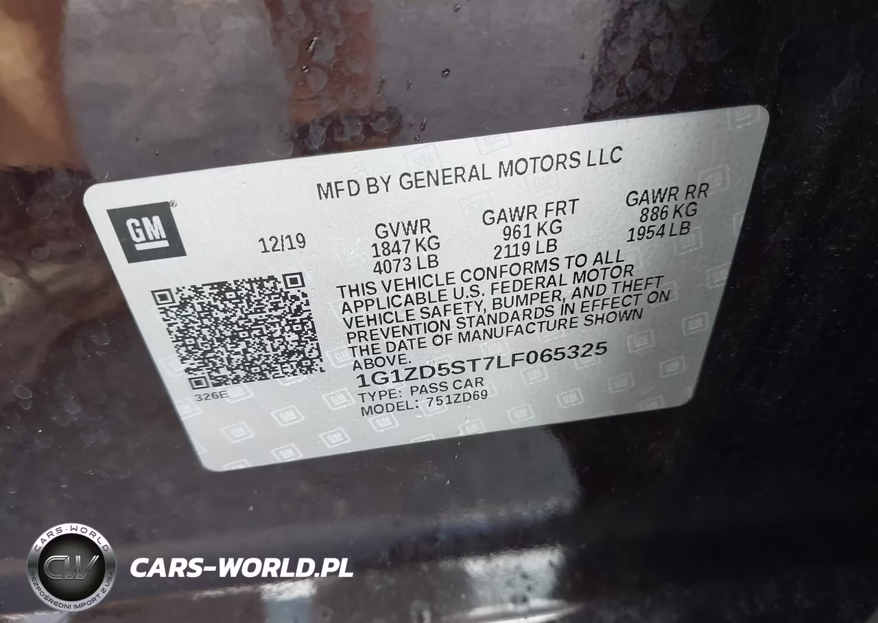 2020 Chevrolet Malibu Fwd Lt VIN:1G1ZD5ST7LF065325 - 9