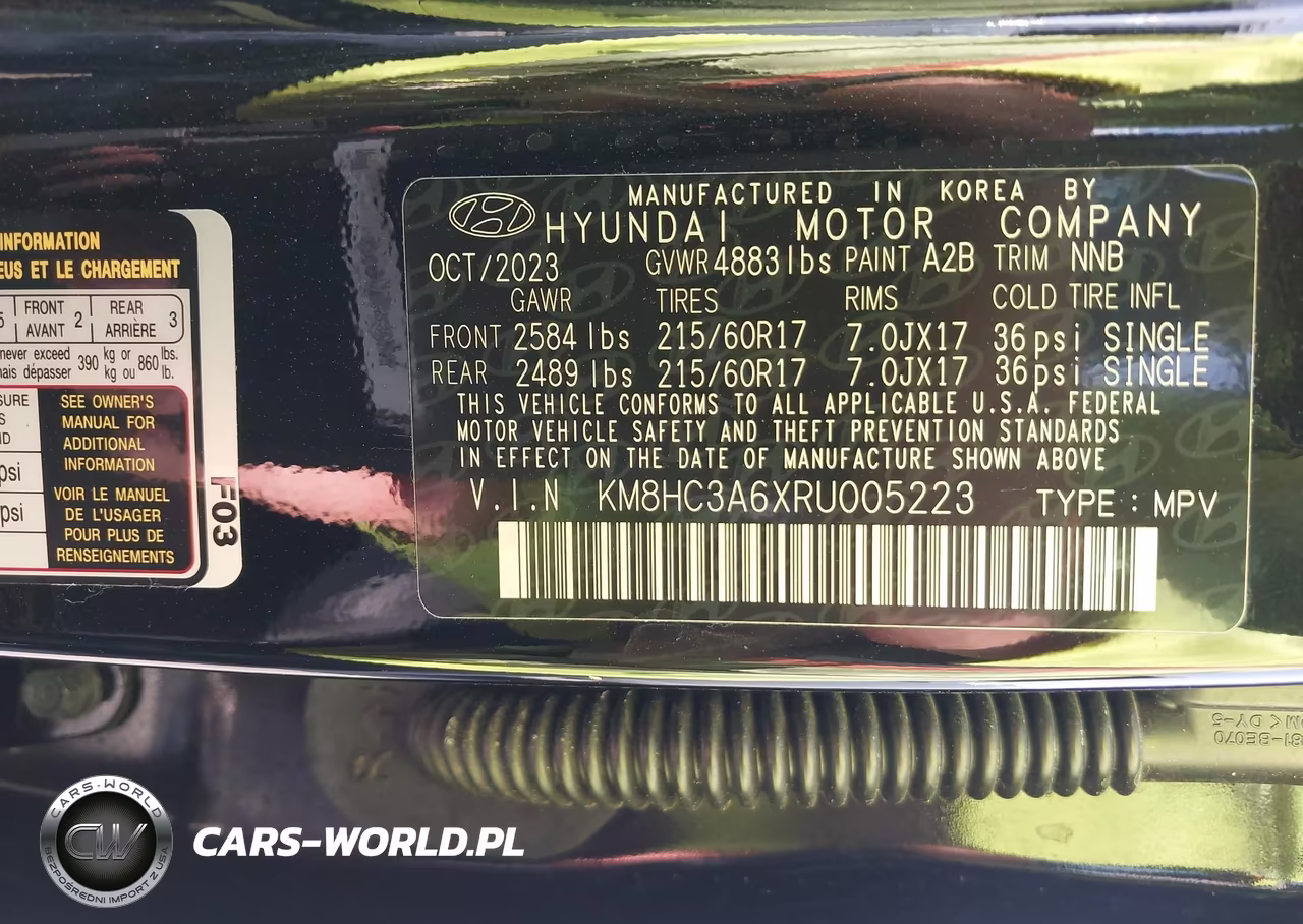 2024 Hyundai Kona Electric Sel VIN:KM8HC3A6XRU005223 - 9