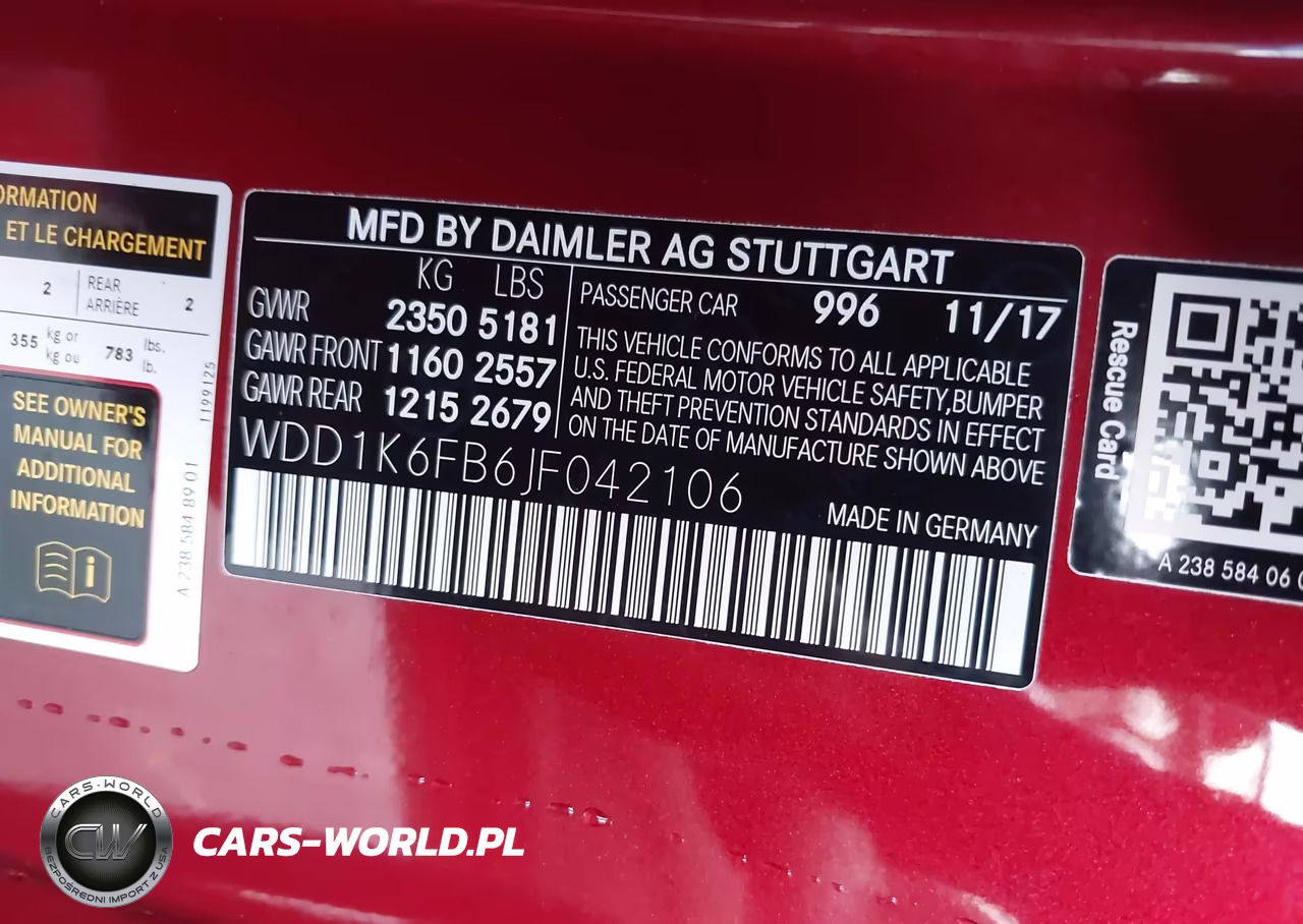 2018 Mercedes-Benz E 400 VIN:WDD1K6FB6JF042106 - 9