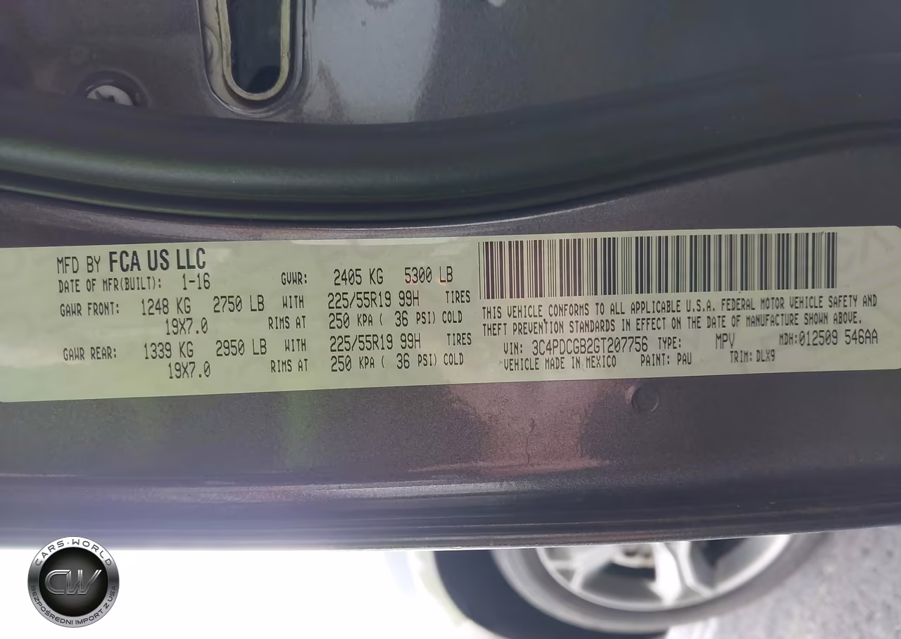 2016 Dodge Journey Crossroad Plus VIN:3C4PDCGB2GT207756 - 9