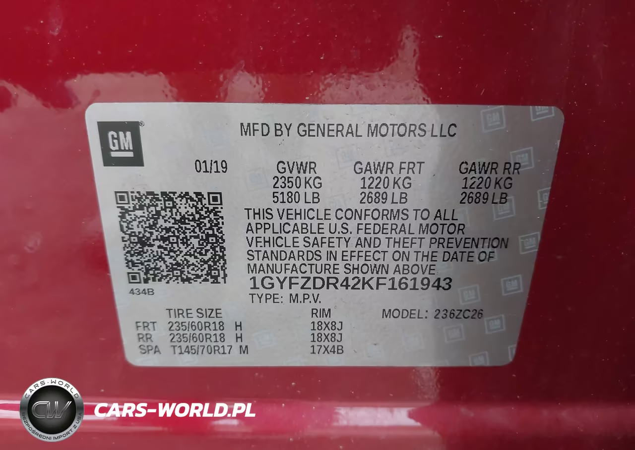 2019 Cadillac Xt4 Premium Luxury VIN:1GYFZDR42KF161943 - 9