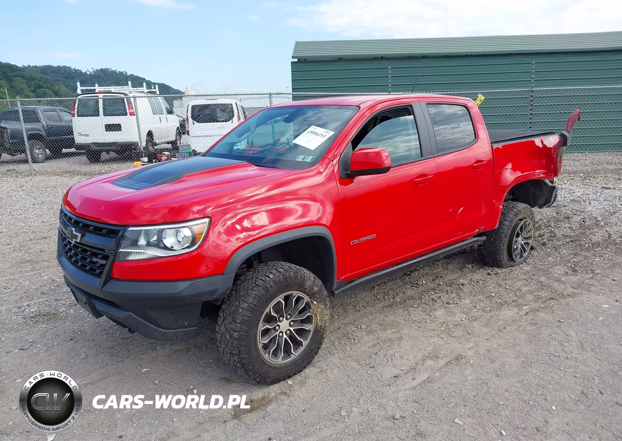 2019 Chevrolet Colorado Zr2 VIN:1GCGTEEN7K1304284 - 2