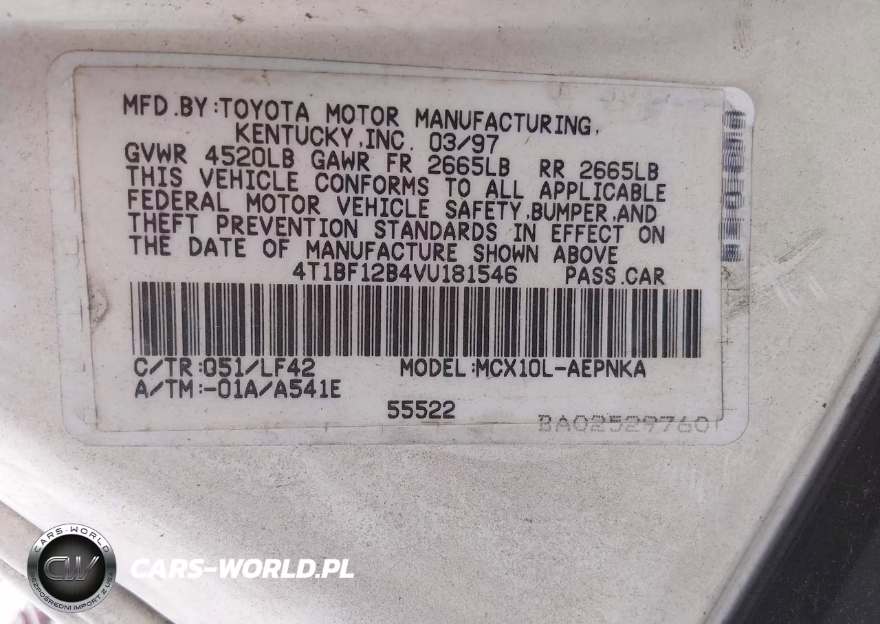 1997 Toyota Avalon Xl VIN:4T1BF12B4VU181546 - 9