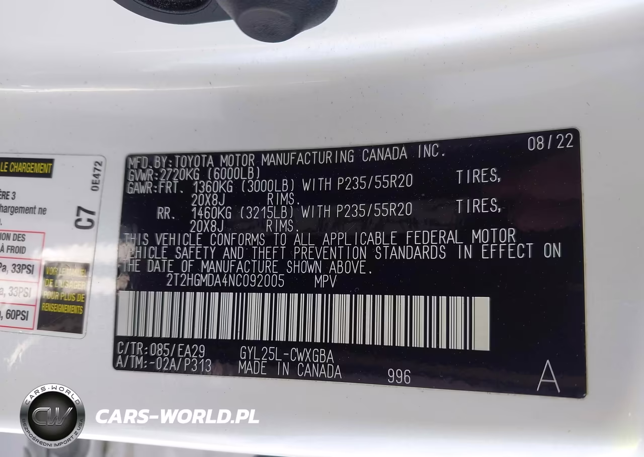2022 Lexus Rx 450H VIN:2T2HGMDA4NC092005 - 9