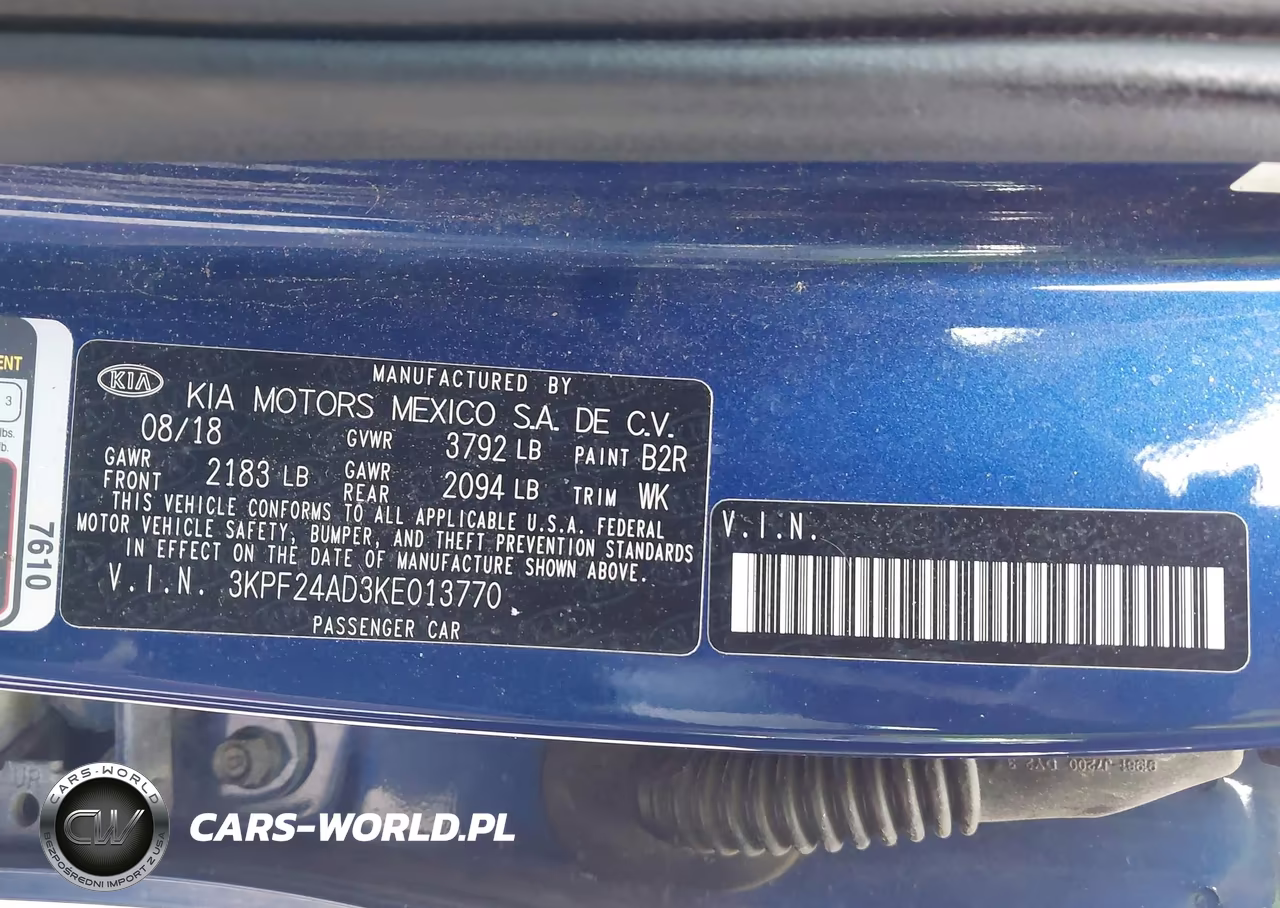 2019 Kia Forte Lxs VIN:3KPF24AD3KE013770 - 9
