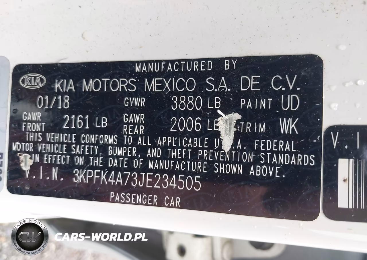 2018 Kia Forte Lx VIN:3KPFK4A73JE234505 - 9