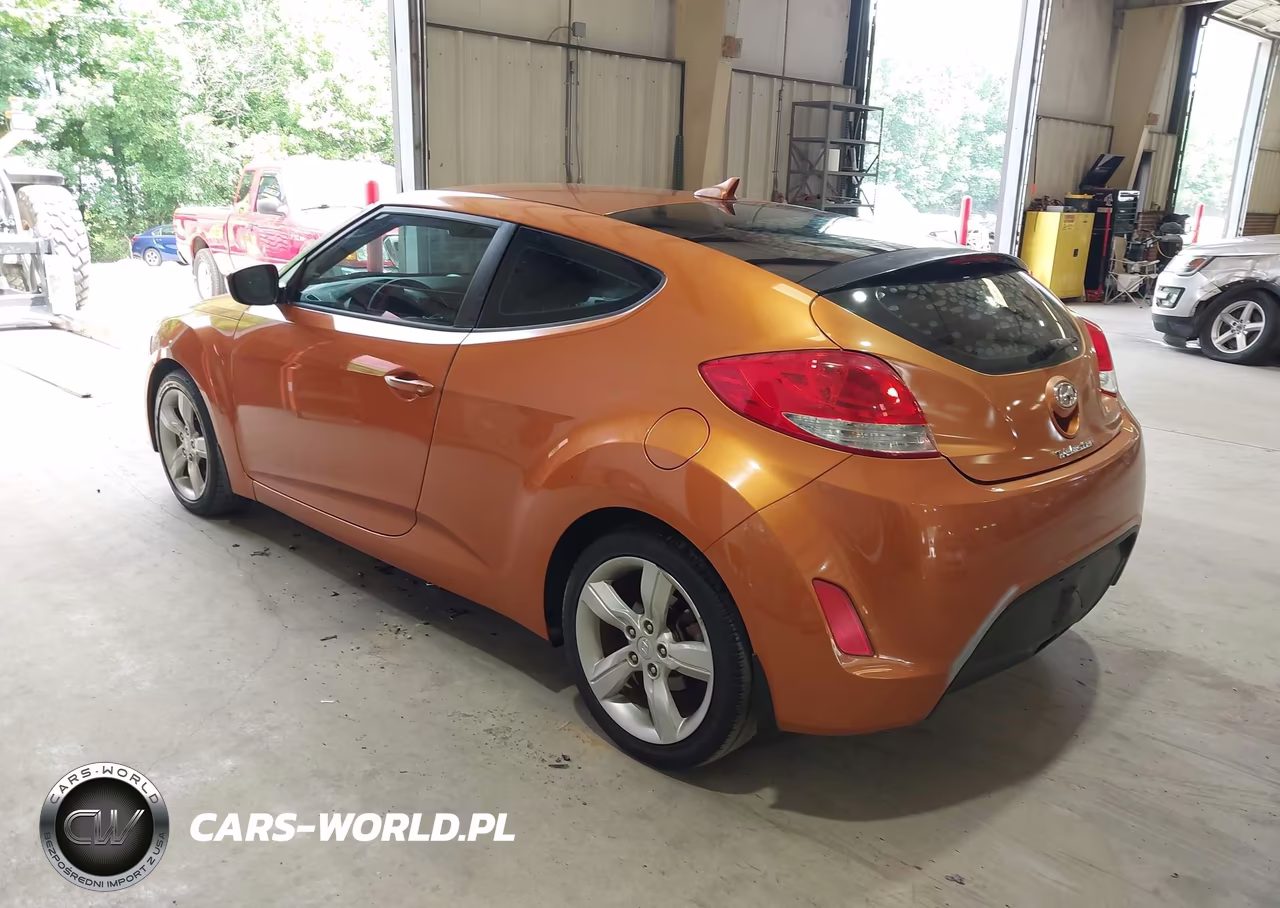 2013 Hyundai Veloster Base W-Black VIN:KMHTC6AD7DU155437 - 3