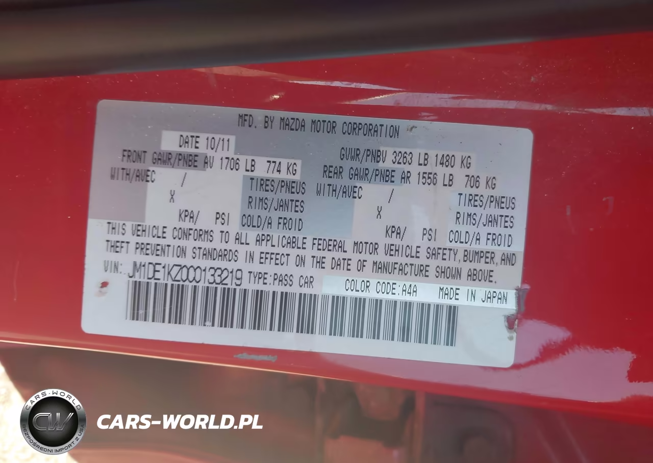 2012 Mazda Mazda2 Sport VIN:JM1DE1KZ0C0133219 - 9