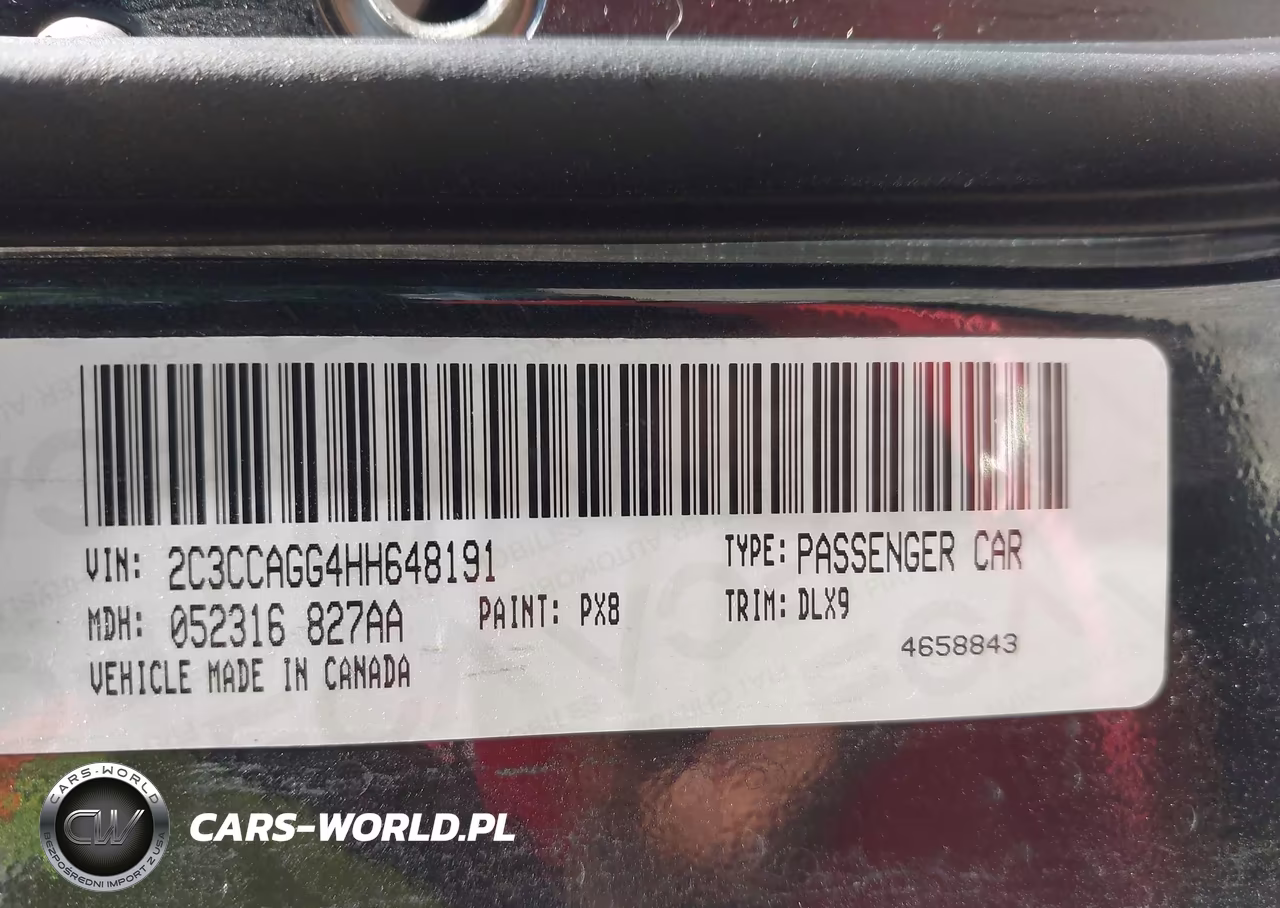 2017 Chrysler 300 VIN:2C3CCAGG4HH648191 - 9