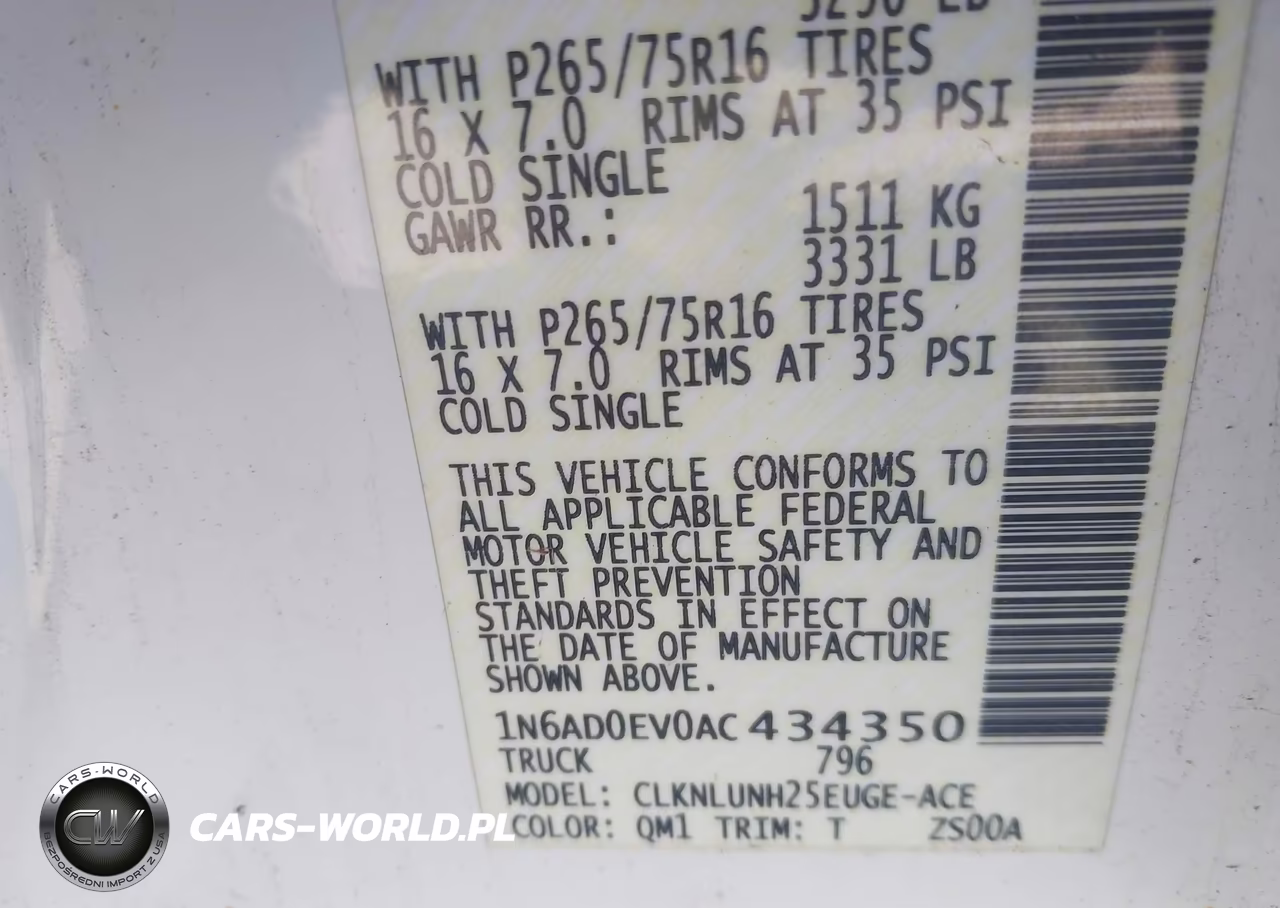 2010 Nissan Frontier Pro-4X VIN:1N6AD0EV0AC434350 - 9