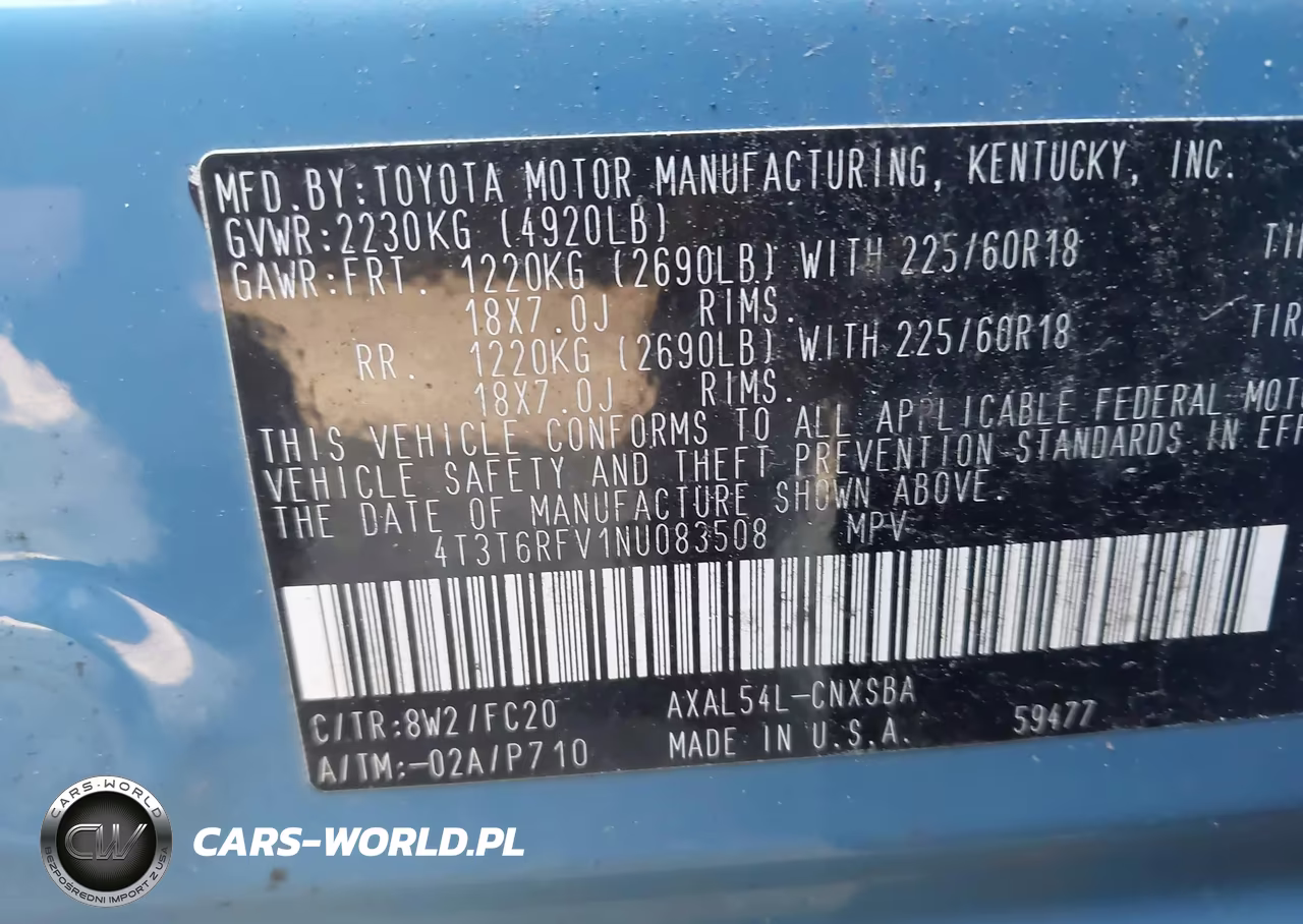 2022 Toyota Rav4 Hybrid Se VIN:4T3T6RFV1NU083508 - 9