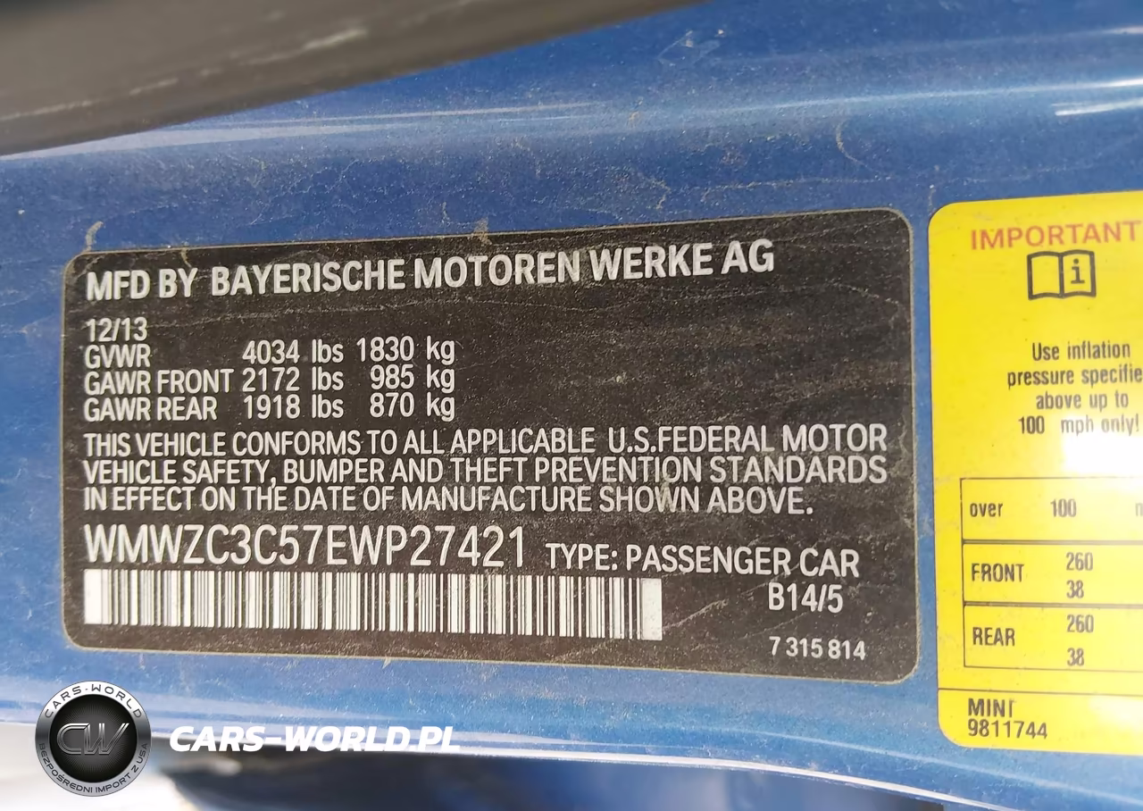 2014 Mini Countryman Cooper S VIN:WMWZC3C57EWP27421 - 9