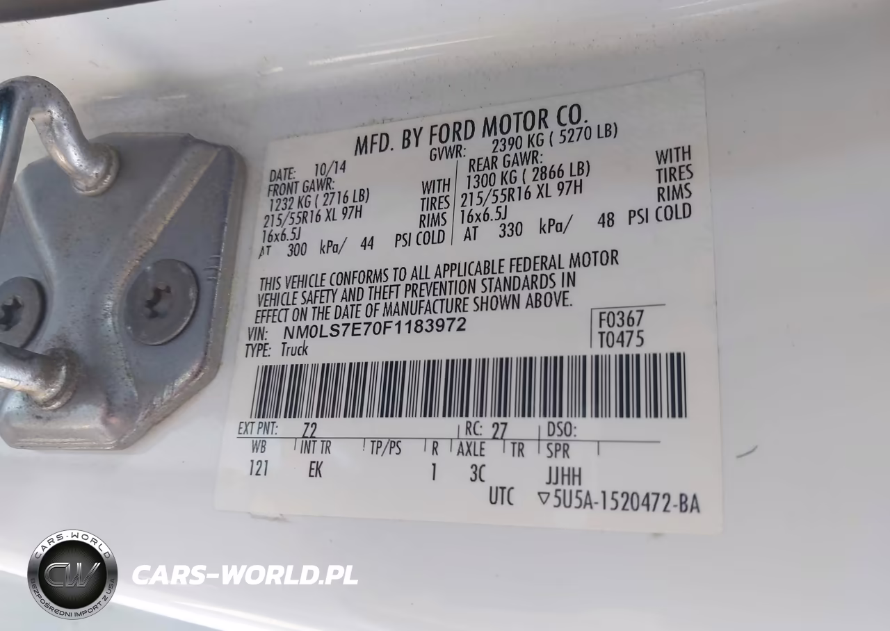 2015 Ford Transit Connect Xl VIN:NM0LS7E70F1183972 - 9