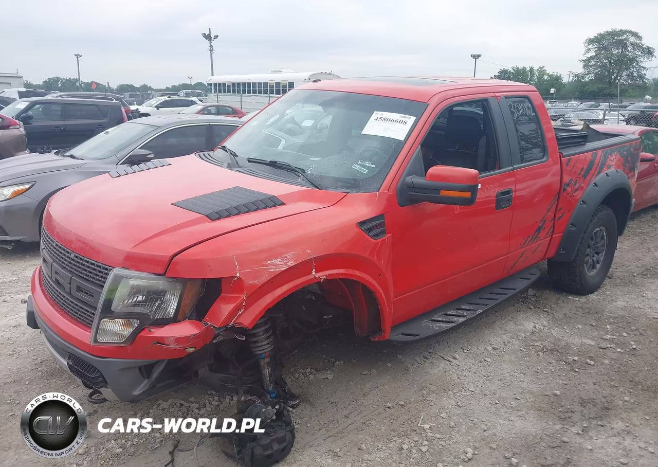 2010 Ford F-150 Svt Raptor VIN:1FTEX1EV8AFA00077 - 2
