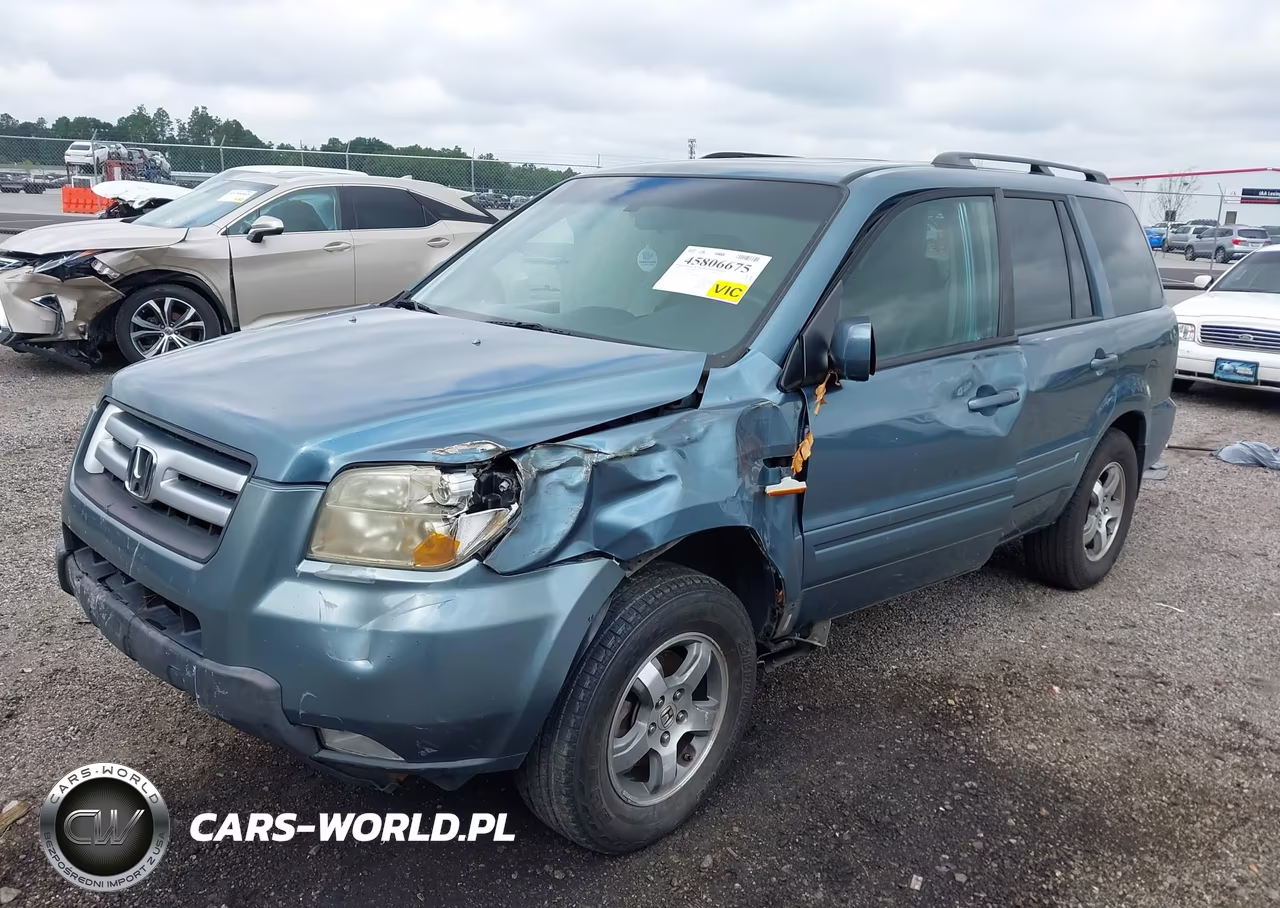 2006 Honda Pilot Ex-L VIN:5FNYF18656B020092 - 2