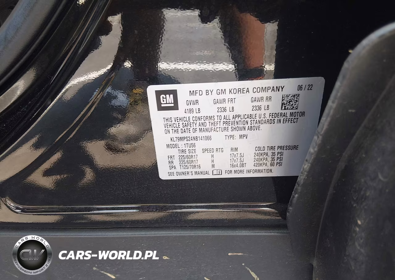 2022 Chevrolet Trailblazer Fwd Lt VIN:KL79MPS24NB141066 - 9