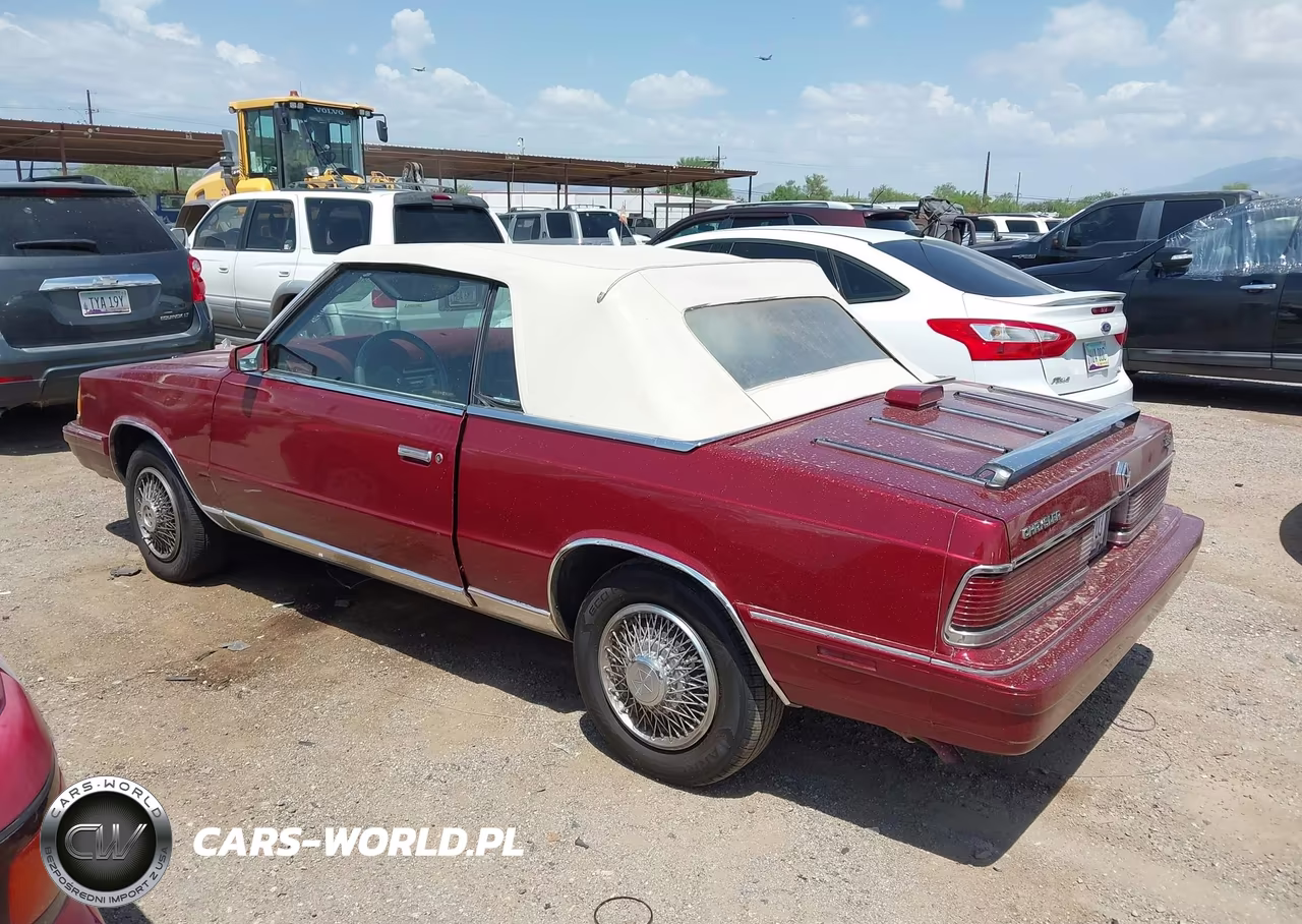 1986 Chrysler Lebaron VIN:1C3BC55D0GG192177 - 3