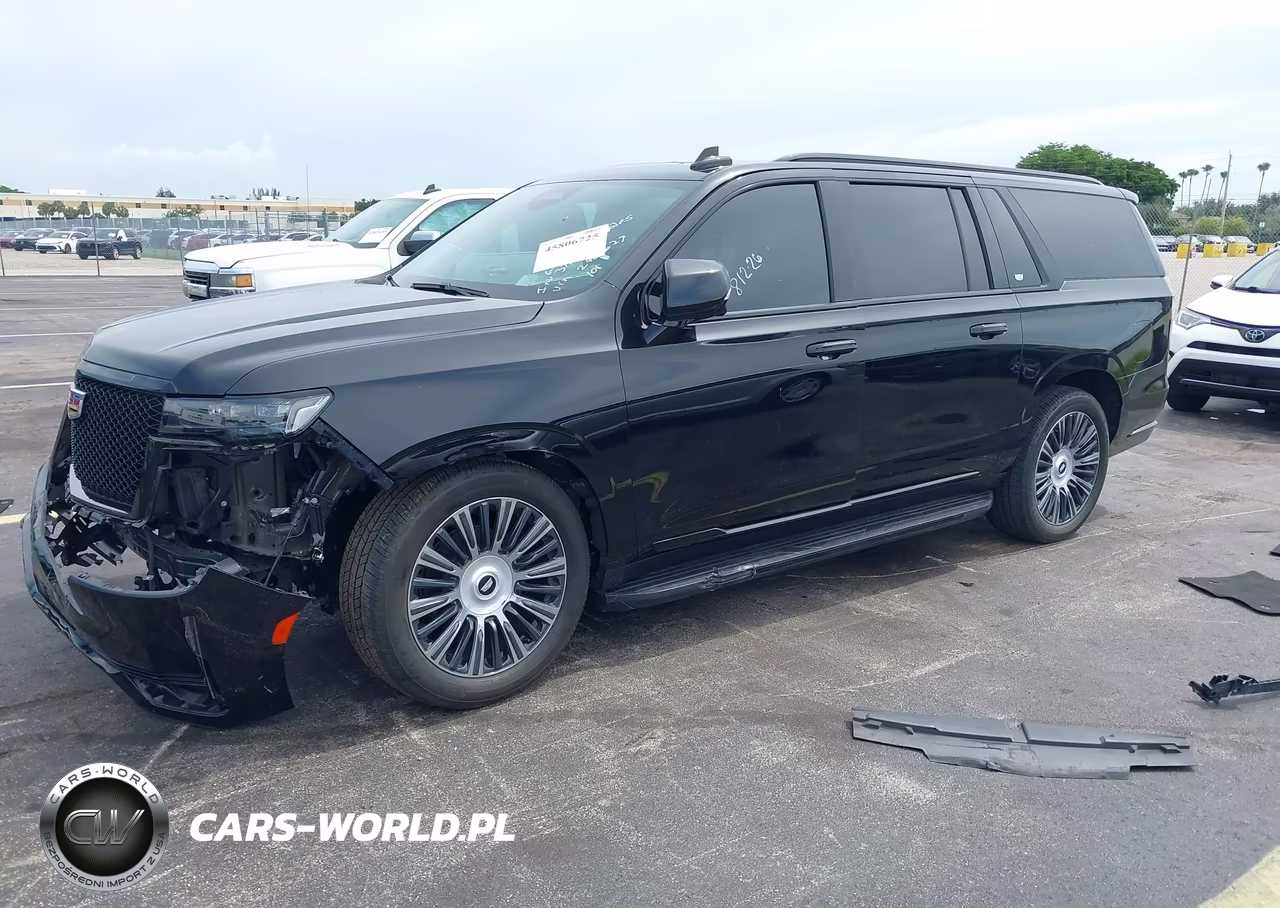 2022 Cadillac Escalade Esv 4Wd Sport Platinum VIN:1GYS4RKL6NR240627 - 2