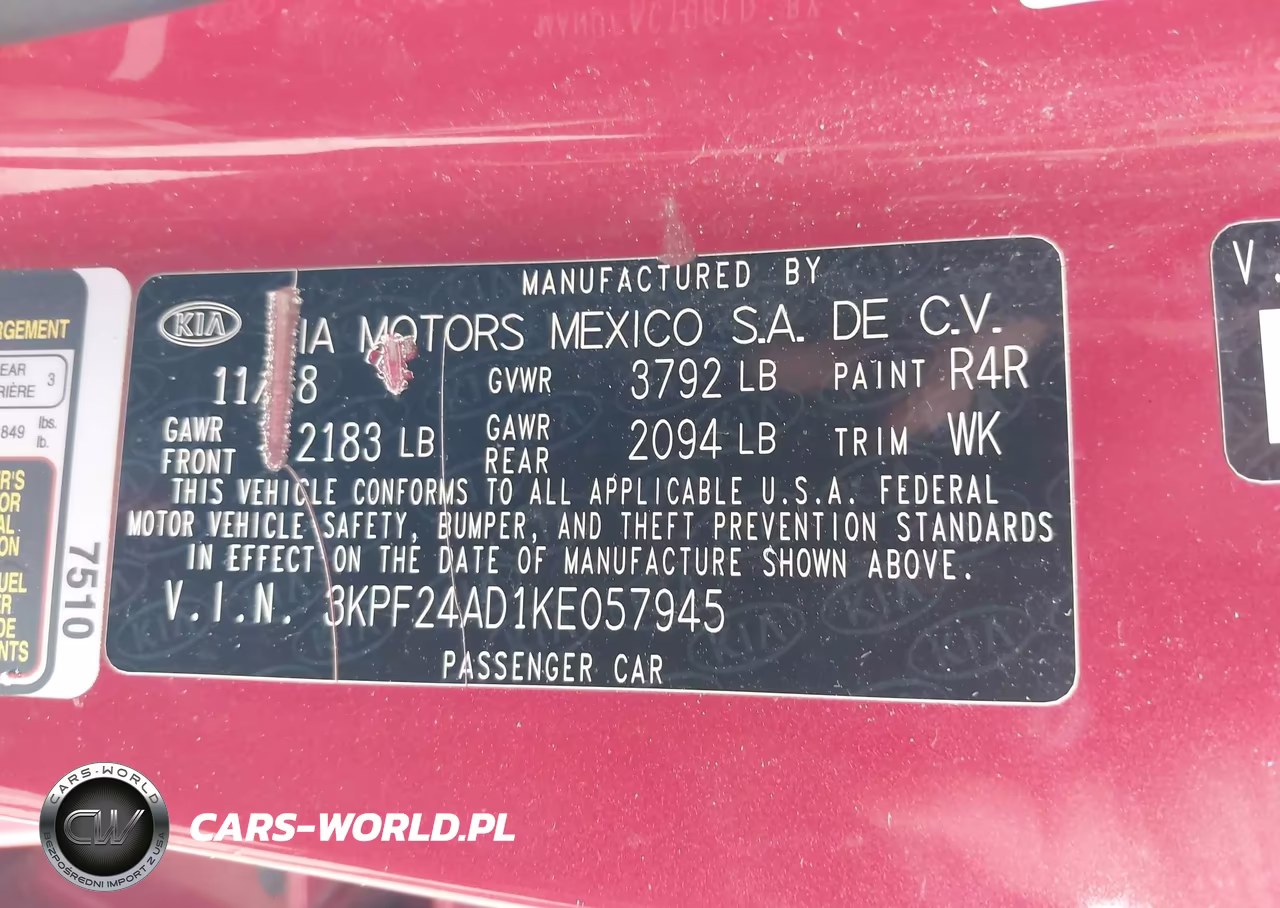 2019 Kia Forte Fe-Lxs VIN:3KPF24AD1KE057945 - 9