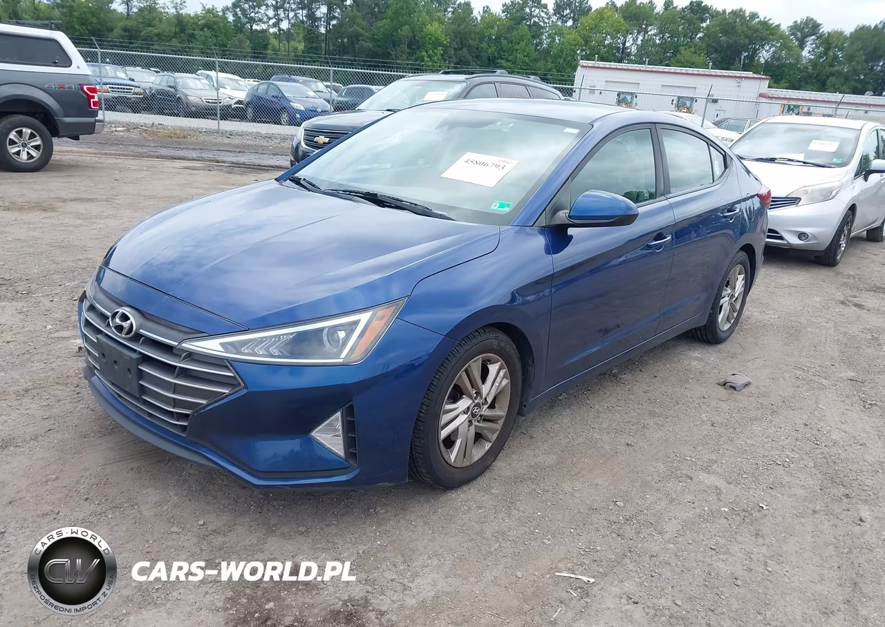 2019 Hyundai Elantra Sel VIN:5NPD84LF6KH430994 - 2