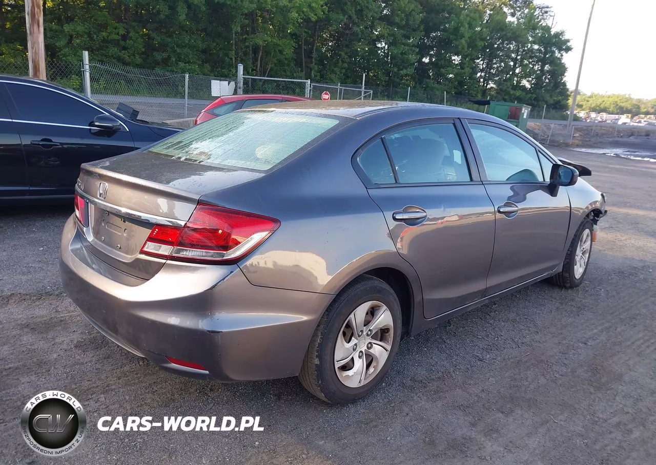 2015 Honda Civic Lx VIN:19XFB2F56FE253357 - 4