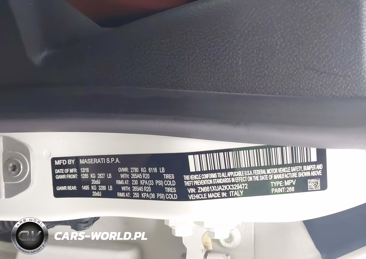 2019 Maserati Levante VIN:ZN661XUA2KX329472 - 9