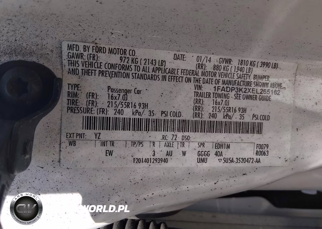 2014 Ford Focus Se VIN:1FADP3K2XEL265162 - 9