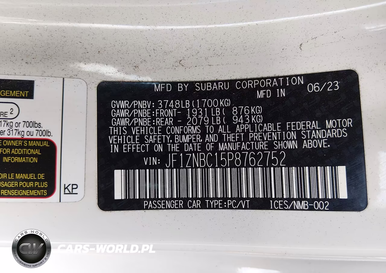 2023 Toyota Gr 86 VIN:JF1ZNBC15P8762752 - 9