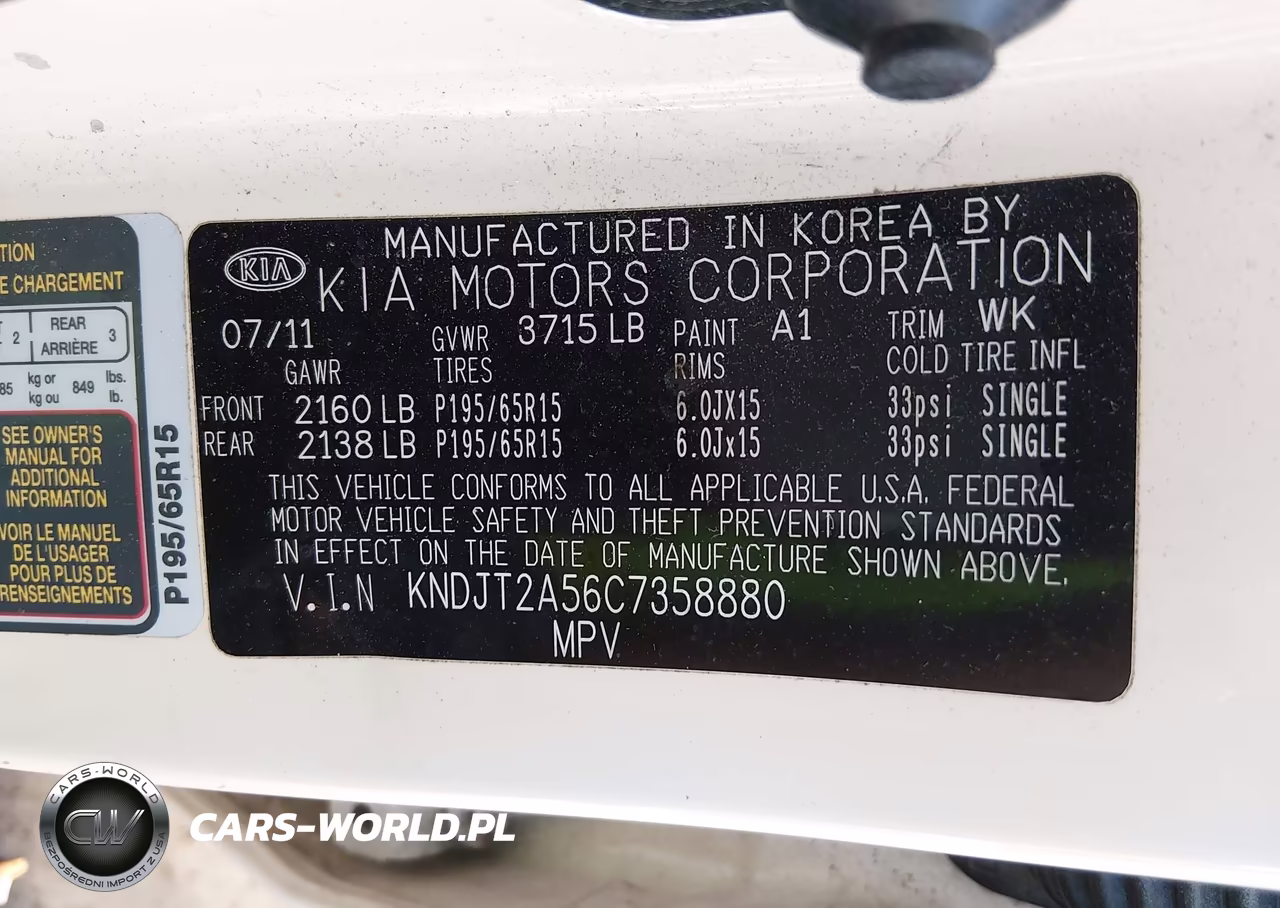 2012 Kia Soul VIN:KNDJT2A56C7358880 - 9