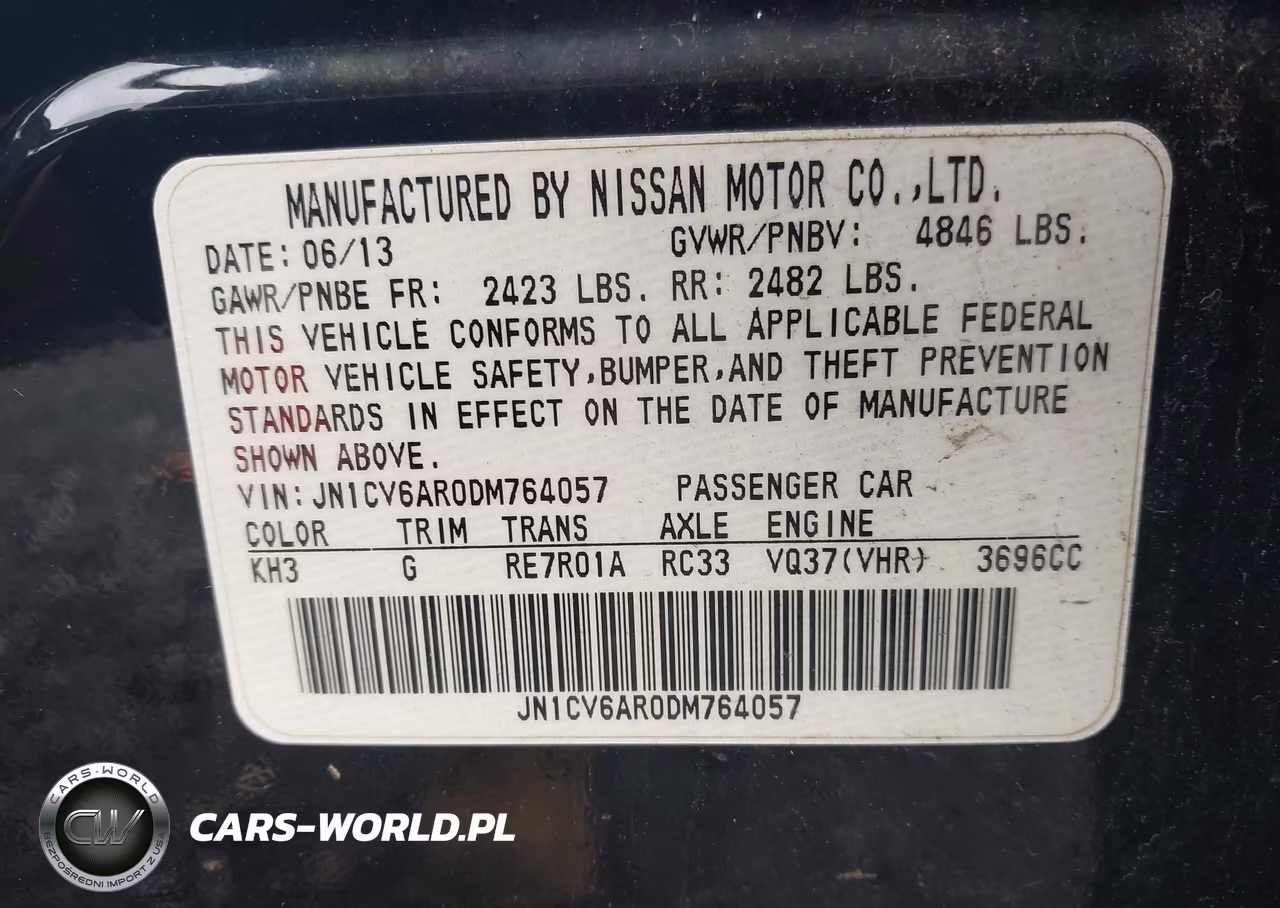 2013 Infiniti G37X VIN:JN1CV6AR0DM764057 - 9