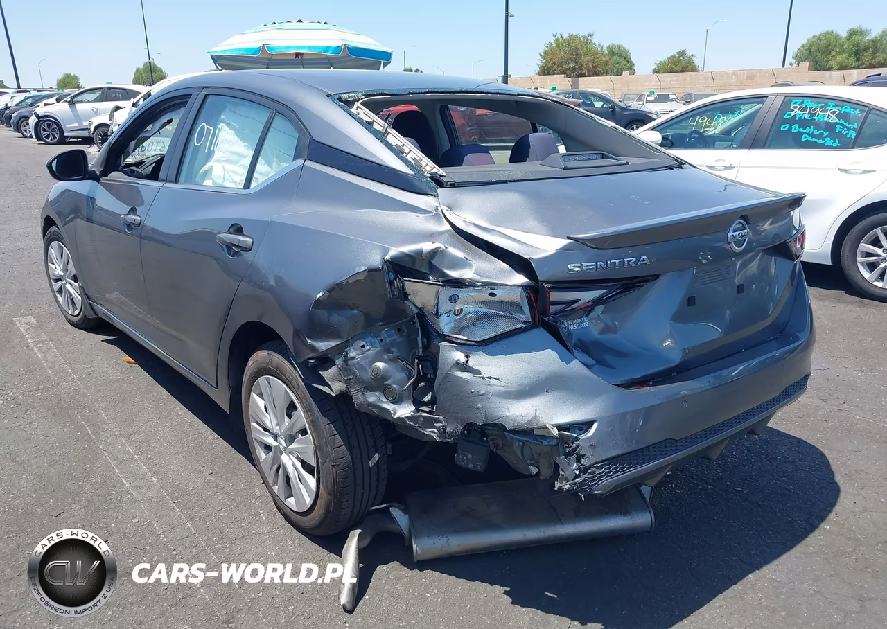 2022 Nissan Sentra S Xtronic Cvt VIN:3N1AB8BV8NY251290 - 3