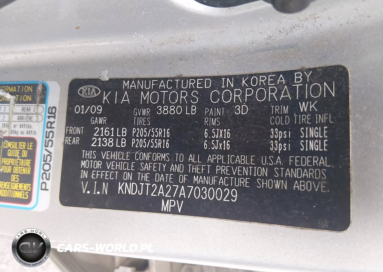 2010 Kia Soul + VIN:KNDJT2A27A7030029 - 9
