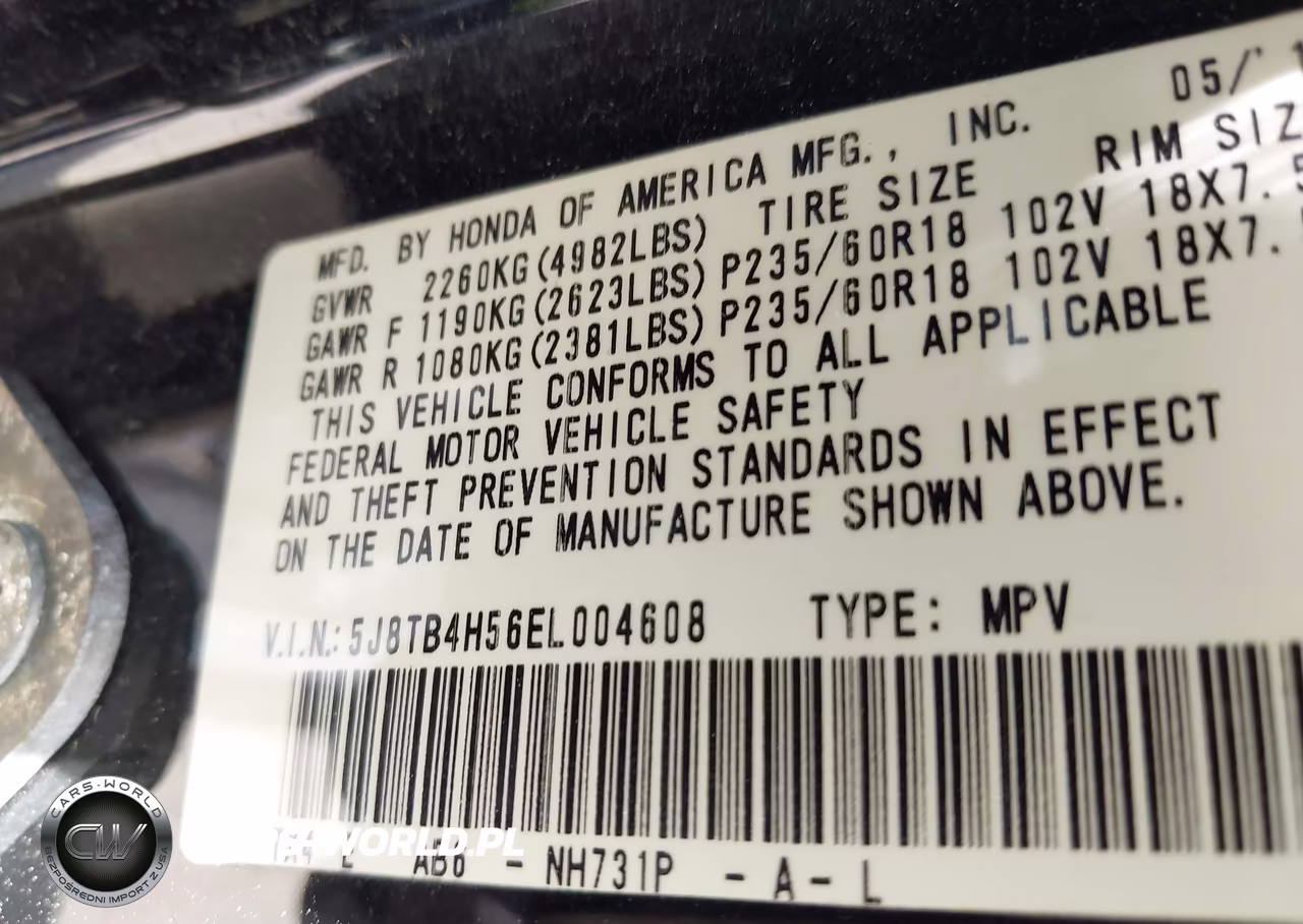 2014 Acura Rdx VIN:5J8TB4H56EL004608 - 9