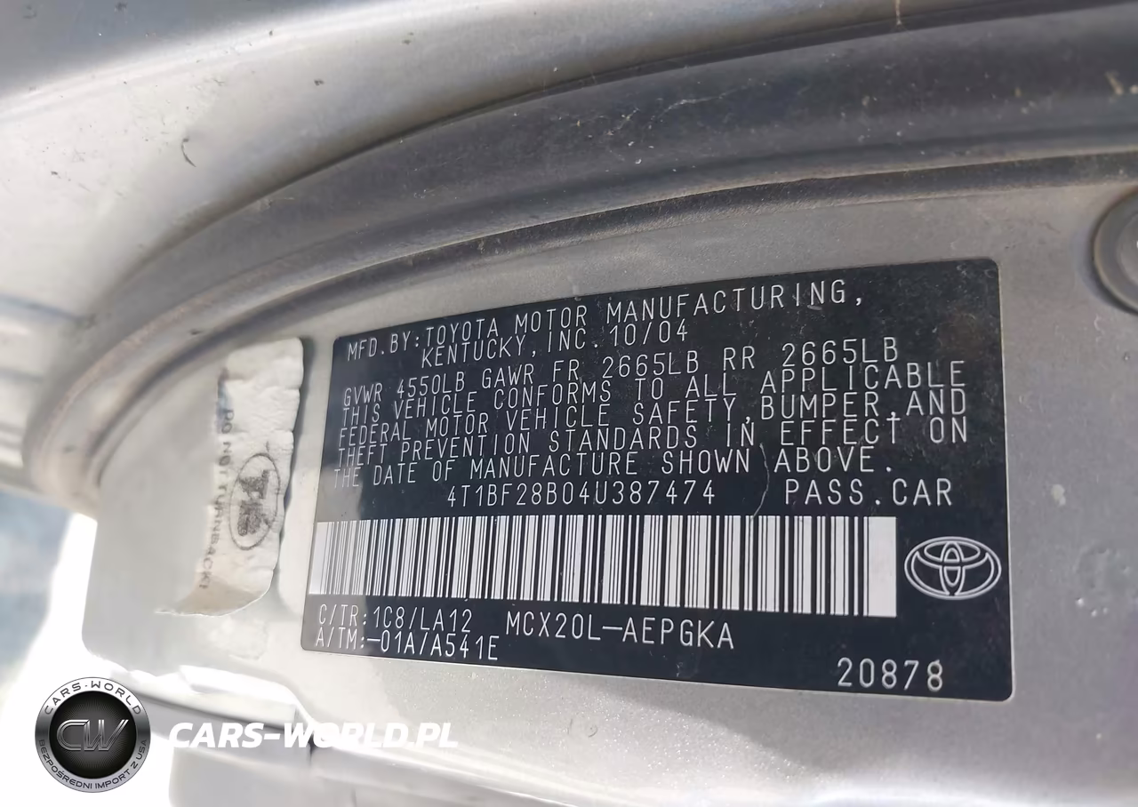 2004 Toyota Avalon Xls VIN:4T1BF28B04U387474 - 9