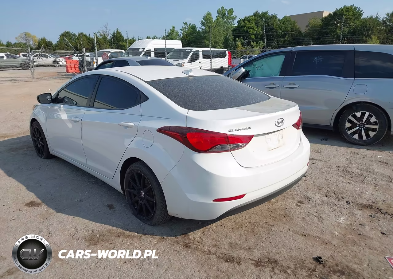 2016 Hyundai Elantra Se VIN:5NPDH4AE2GH678175 - 3