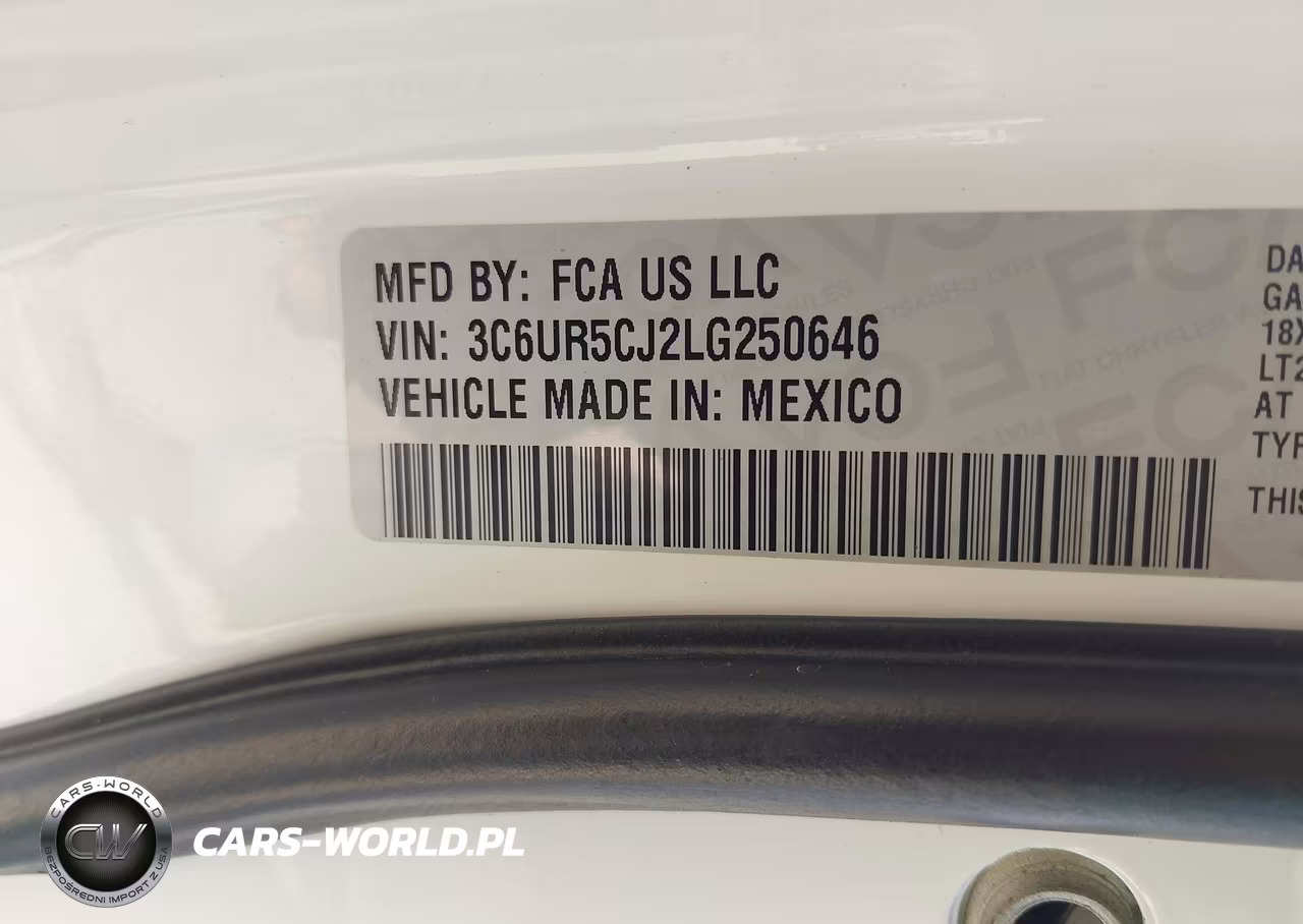 2020 Ram 2500 VIN:3C6UR5CJ2LG250646 - 9