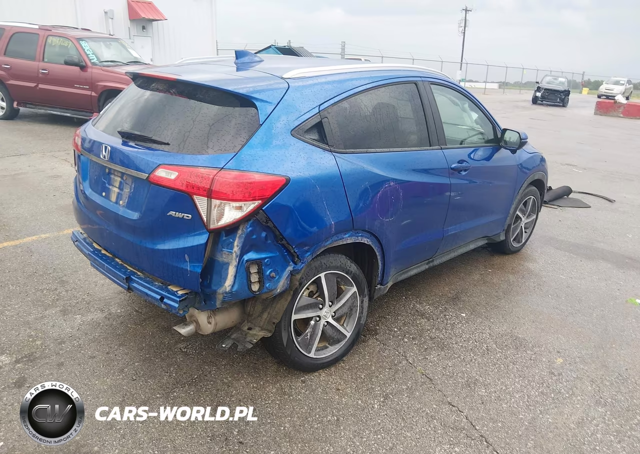2022 Honda Hr-V Awd Ex-L VIN:3CZRU6H71NM756239 - 4