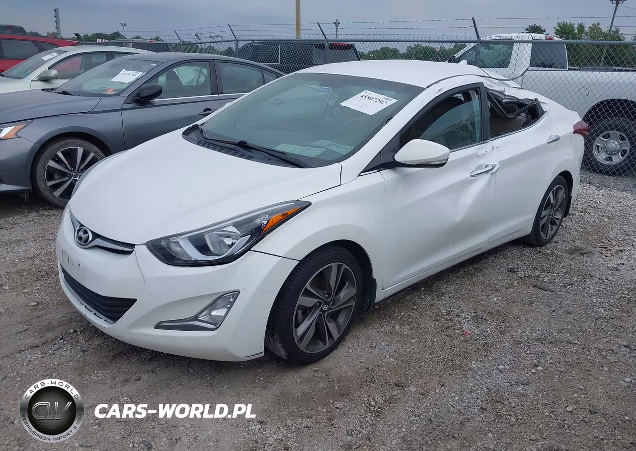 2014 Hyundai Elantra Limited VIN:5NPDH4AE9EH477936 - 2